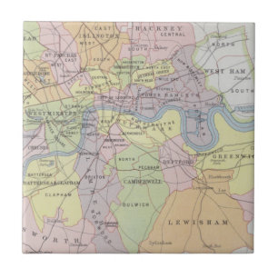 Map of Metropolitan Parliamentary Boroughs Tile
