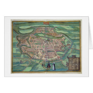 Map of Metz, from 'Civitates Orbis Terrarum' by Ge