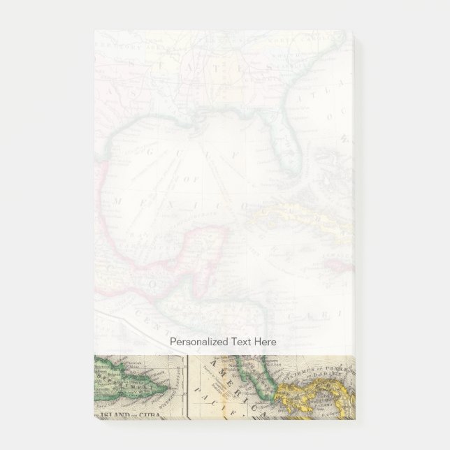 Map Of Mexico, Central America Post-it Notes (Front)