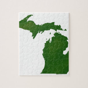 Map of Michigan Jigsaw Puzzle