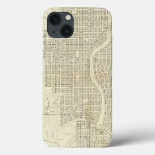 Map of Milwaukee iPhone 13 Case
