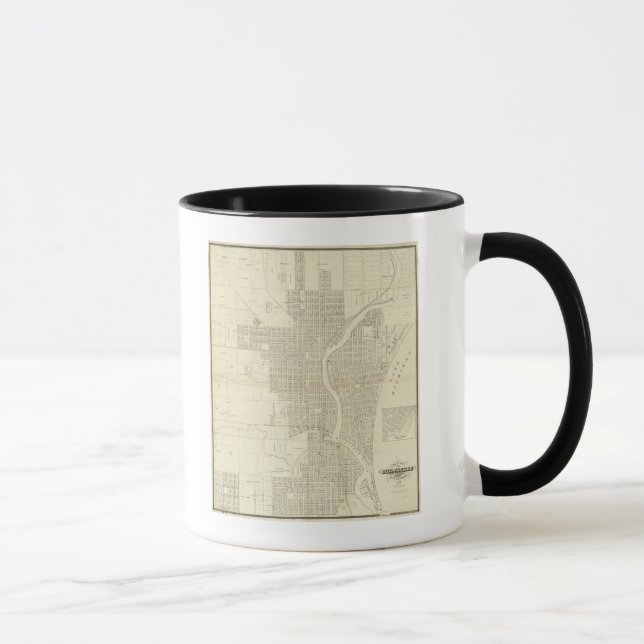 Map of Milwaukee Mug (Right)