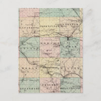 Map of Monroe County, State of Wisconsin