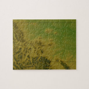 Map of Montana Jigsaw Puzzle