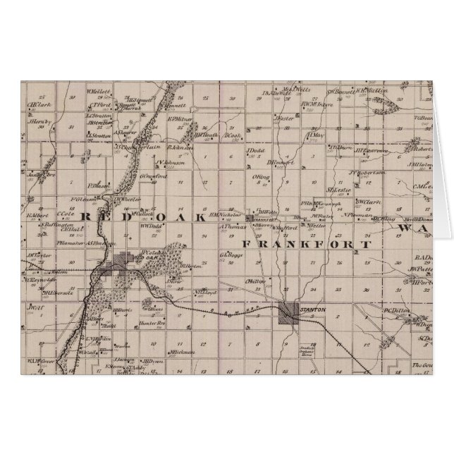 Map of Montgomery County, State of Iowa (Front Horizontal)