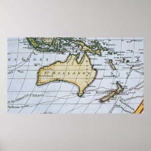 Map of New Holland Poster