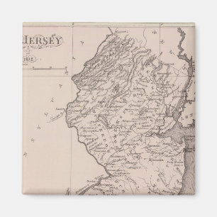 Map of New Jersey, 1812 Magnet