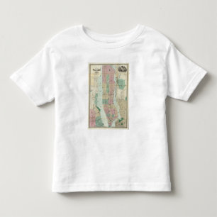Map of New York and Vicinity Toddler T-Shirt