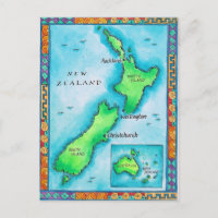 Map of New Zealand