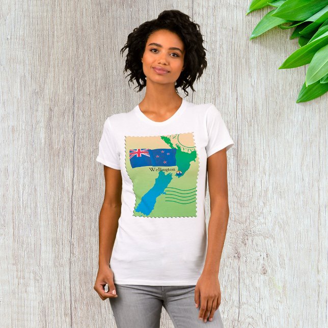 Map Of New Zealand Womens T-Shirt (Creator Uploaded)