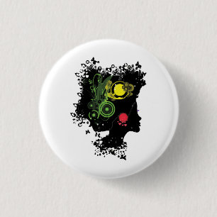 Map Of Nigeria Women Hair Style Round Button