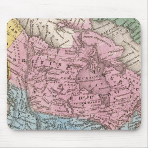 Map of North America 2 Mouse Pad