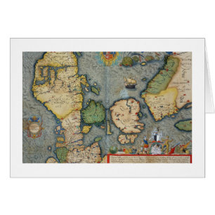 Map of Northern Europe, from 'Civitates Orbis Terr