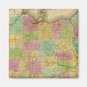 Map of Ohio 2 Magnet