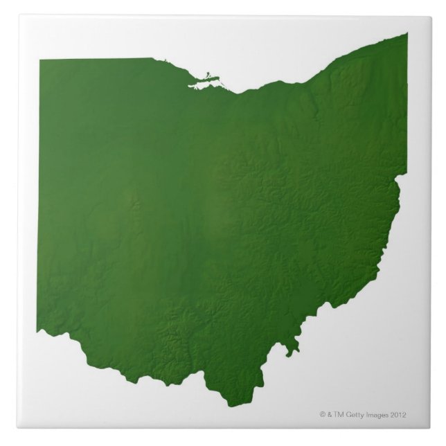 Map of Ohio Tile (Front)