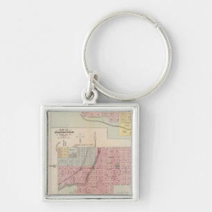 Map of Owatonna, Map of Mantorville, Minnesota Key Ring