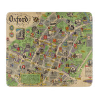 Map of Oxford, England (British Railways)