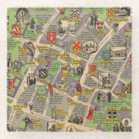 Map of Oxford, England (British Railways)