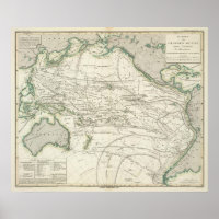 Map of Pacific Ocean