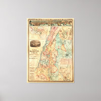 Map of Palestine and all Bible lands