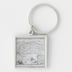 Map of Palestine, from a Passover Haggadah Key Ring