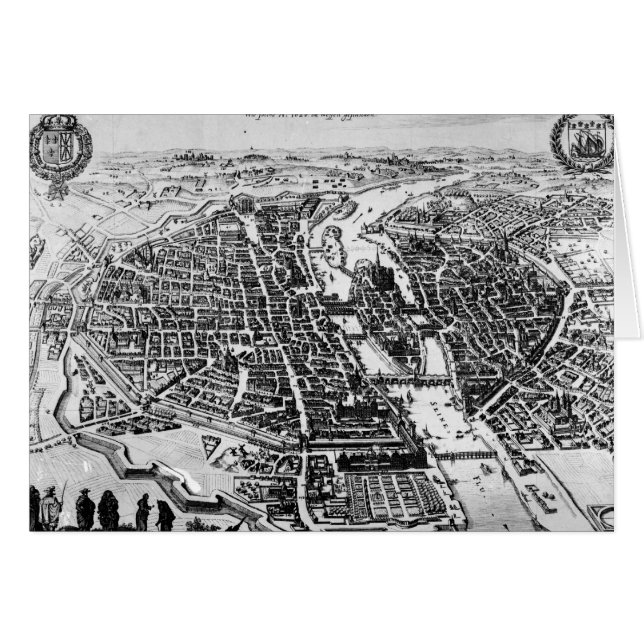 Map of Paris, 1620 (Front Horizontal)