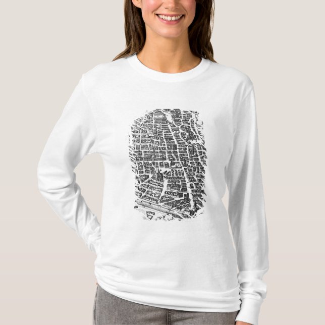 Map of Paris, 1620 T-Shirt (Front)