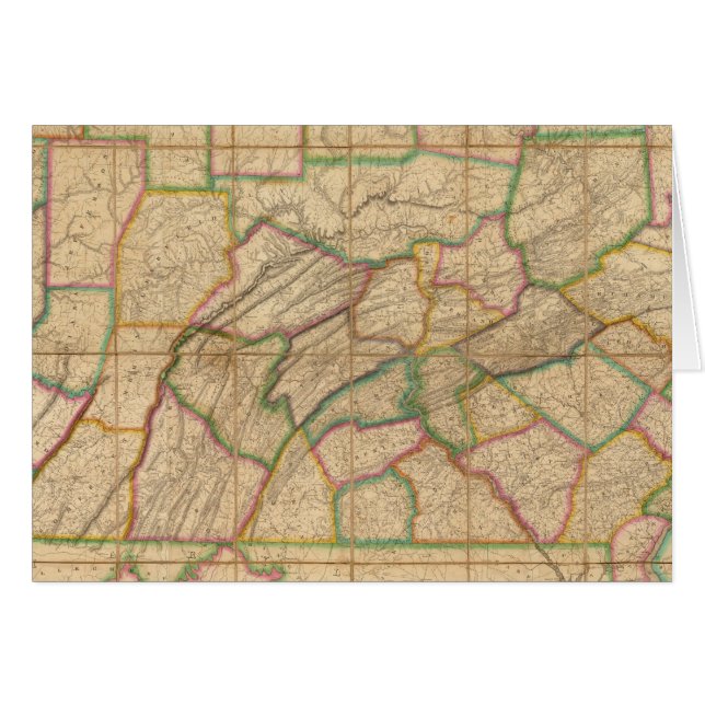 Map of Pennsylvania (Front Horizontal)