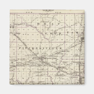 Map of Perry County, Nashville and Carmi Magnet