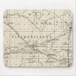 Map of Perry County, Nashville and Carmi Mouse Pad