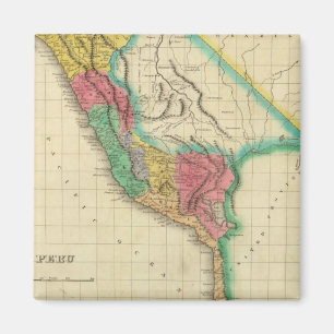 Map Of Peru Magnet