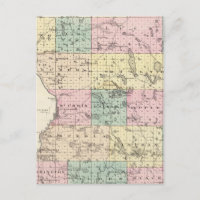 Map of Polk County, State of Wisconsin