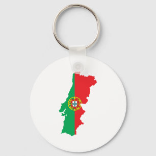 Map Of Portugal Key Ring