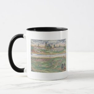 Map of Prague, from 'Civitates Orbis Terrarum' by Mug