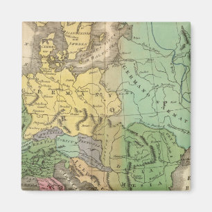 Map of Provinces in Roman Empire Magnet