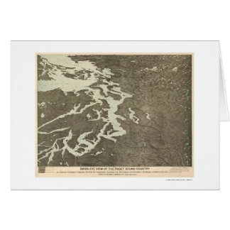 Map of Puget Sound Country in Washington 1891