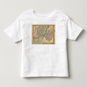 Map of Randolph, Pendleton counties Toddler T-Shirt