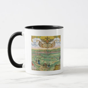 Map of Regensburg, from 'Civitates Orbis Terrarum' Mug