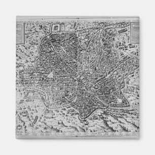 Map of Rome, 1579 Magnet
