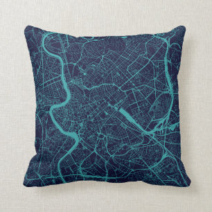 Map of Rome Cushion