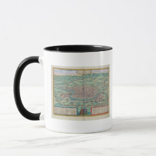 Map of Rome, from 'Civitates Orbis Terrarum' by Ge Mug
