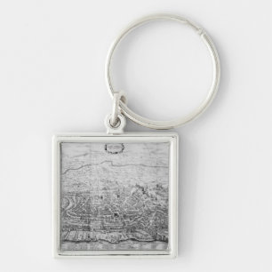 Map of Rome Key Ring