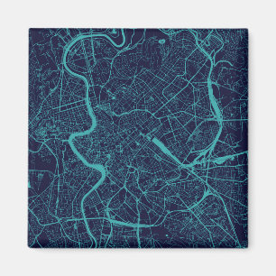 Map of Rome Magnet