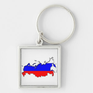 Map of Russia Key Ring
