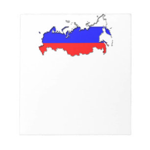 Map of Russia Notepad