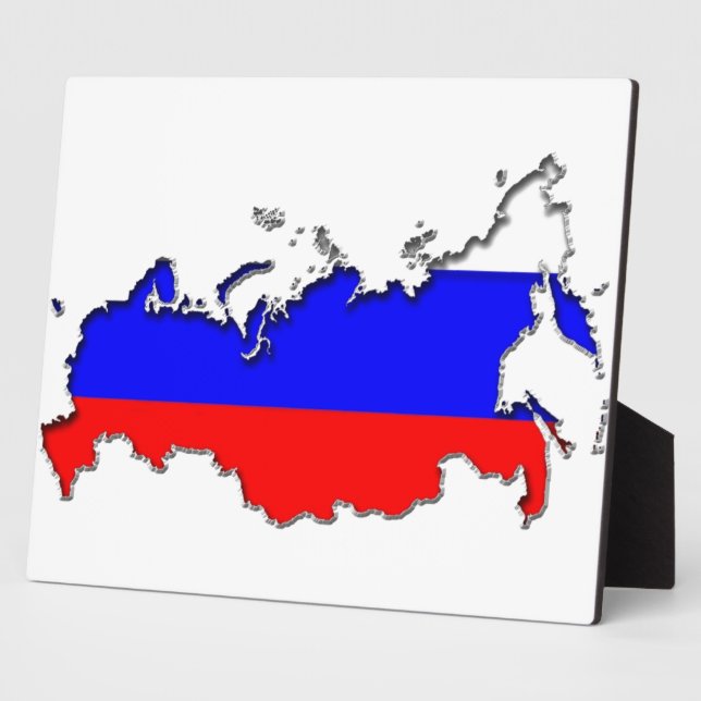 Map of Russia Plaque (Side)