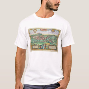 Map of Salzburg, from 'Civitates Orbis Terrarum' b T-Shirt