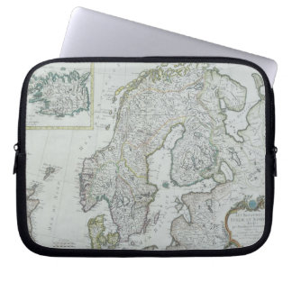 Map of Scandinavia Laptop Sleeve