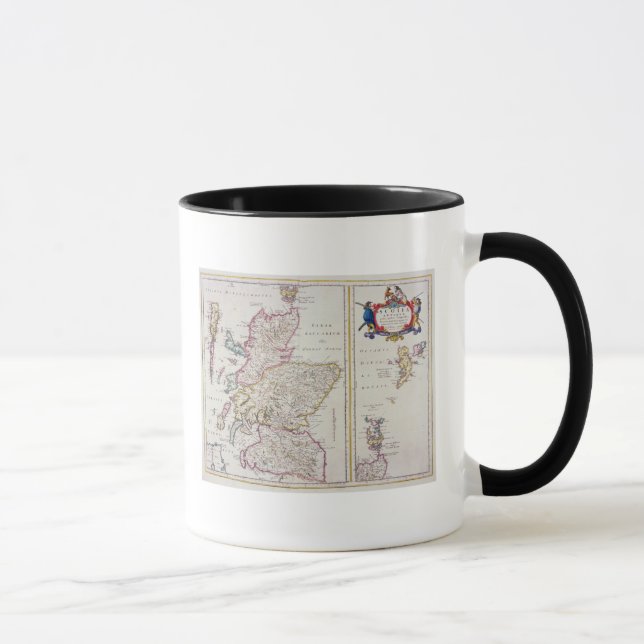 Map of Scotland, c.1700 Mug (Right)