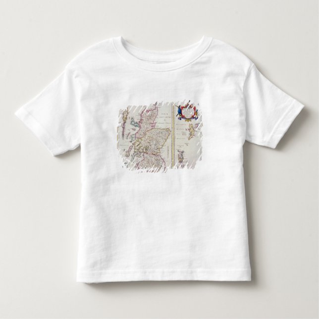 Map of Scotland, c.1700 Toddler T-Shirt (Front)